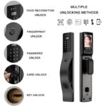 دستگیره دیجیتال اثر انگشتی ، رمز عبور ، تشخیص چهرهF26 - Image 3